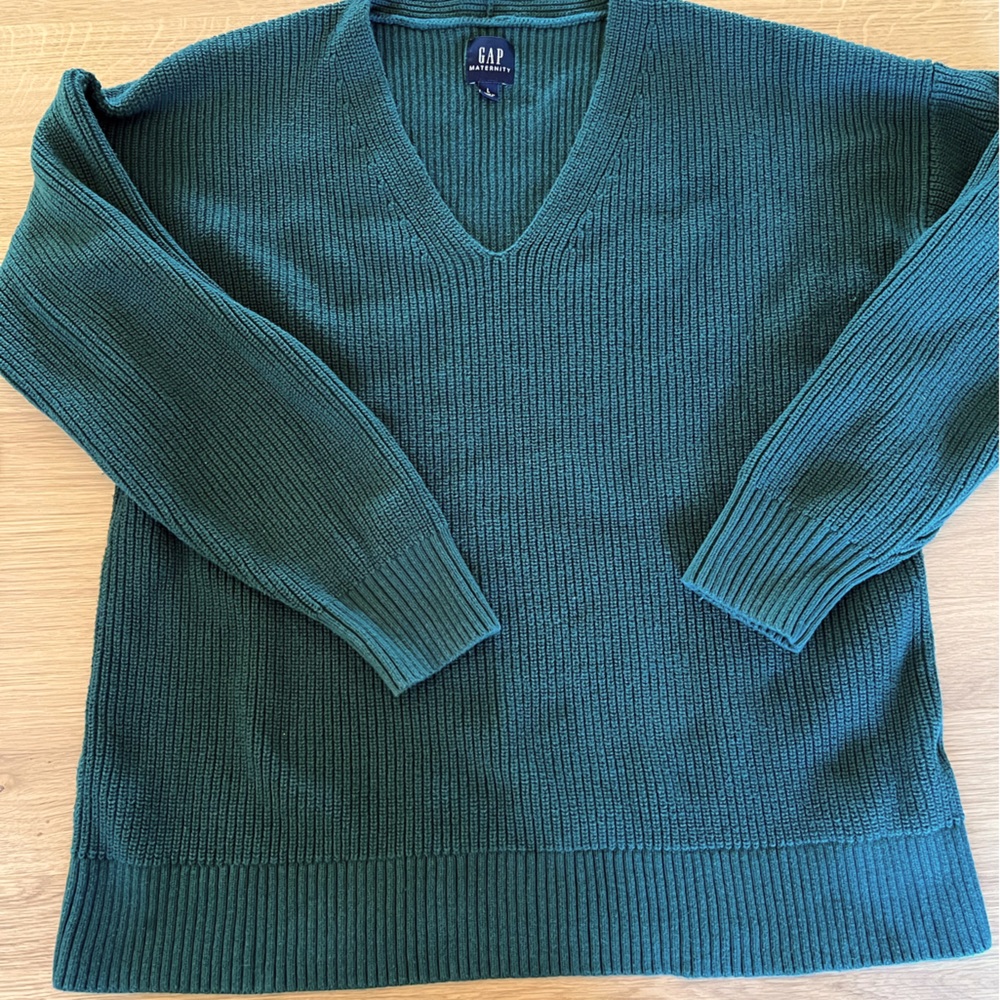 Gap Teal Maternity Sweater